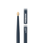 Promark Rebound 5A Painted Hickory Wood Tip Drumsticks in Blue