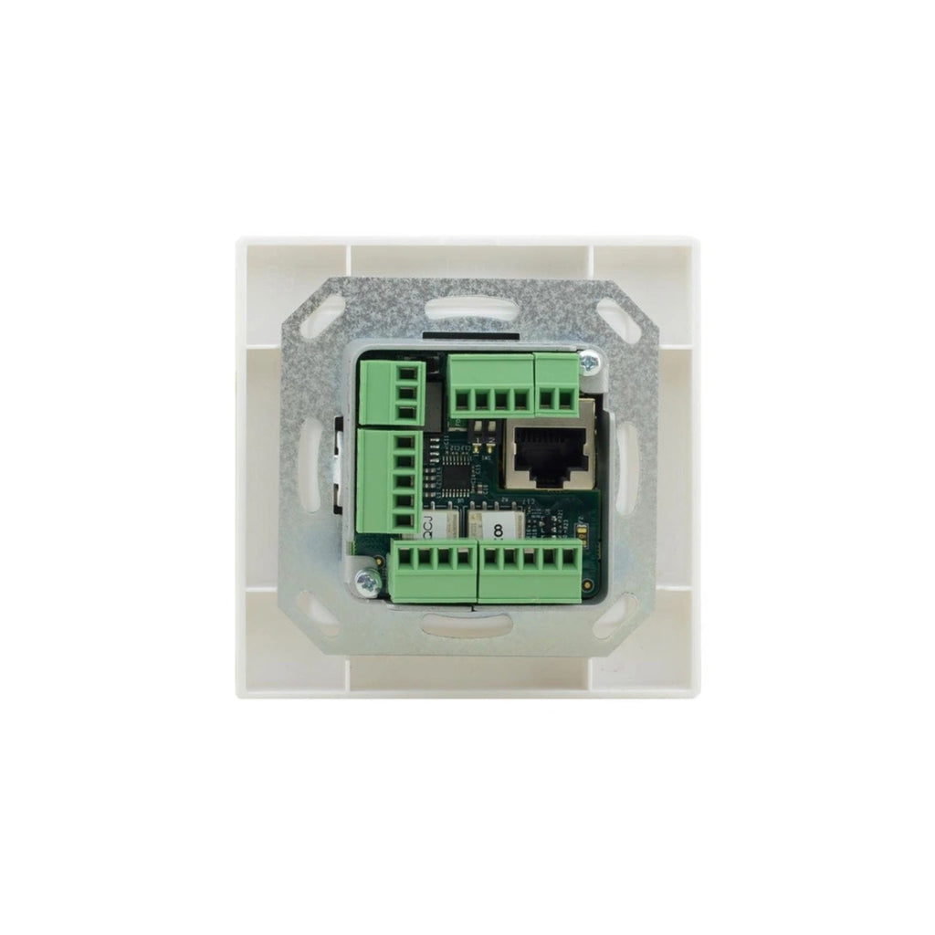 Kramer RC-206 6-button control panel in white for video equipment with tactile buttons and sleek design.
