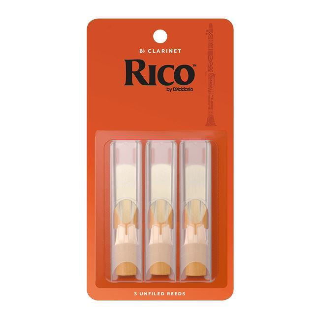 Rico RCA0320 Bb Clarinet Reeds (Pack of 3) - 2.0