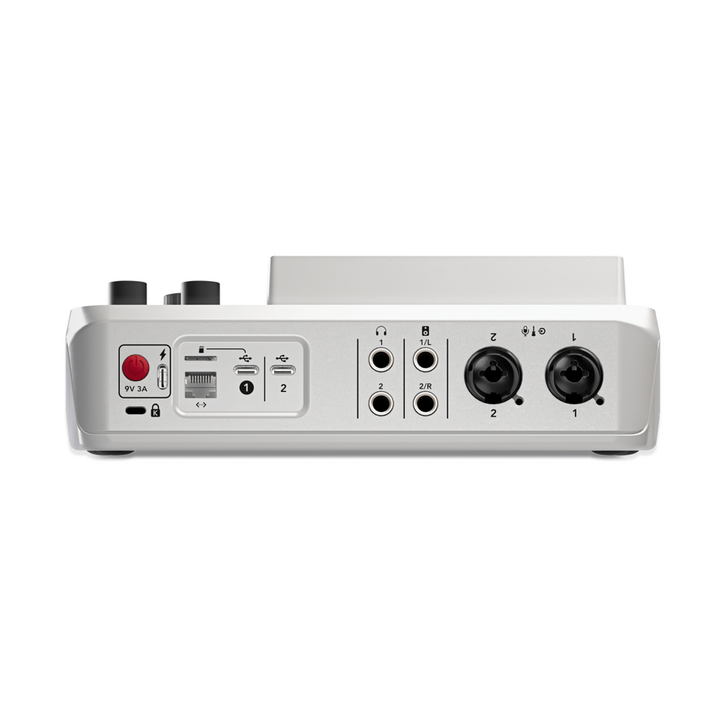 RODE RODECaster Duo Integrated Audio Production Studio in White