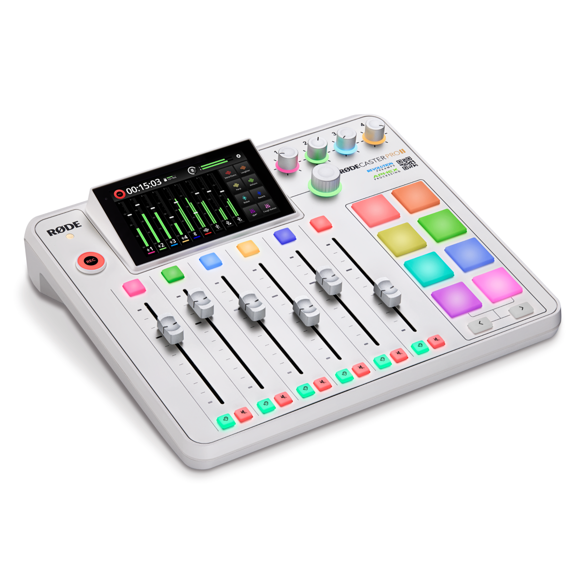 Rodecaster Pro II - Audio Production Studio in White