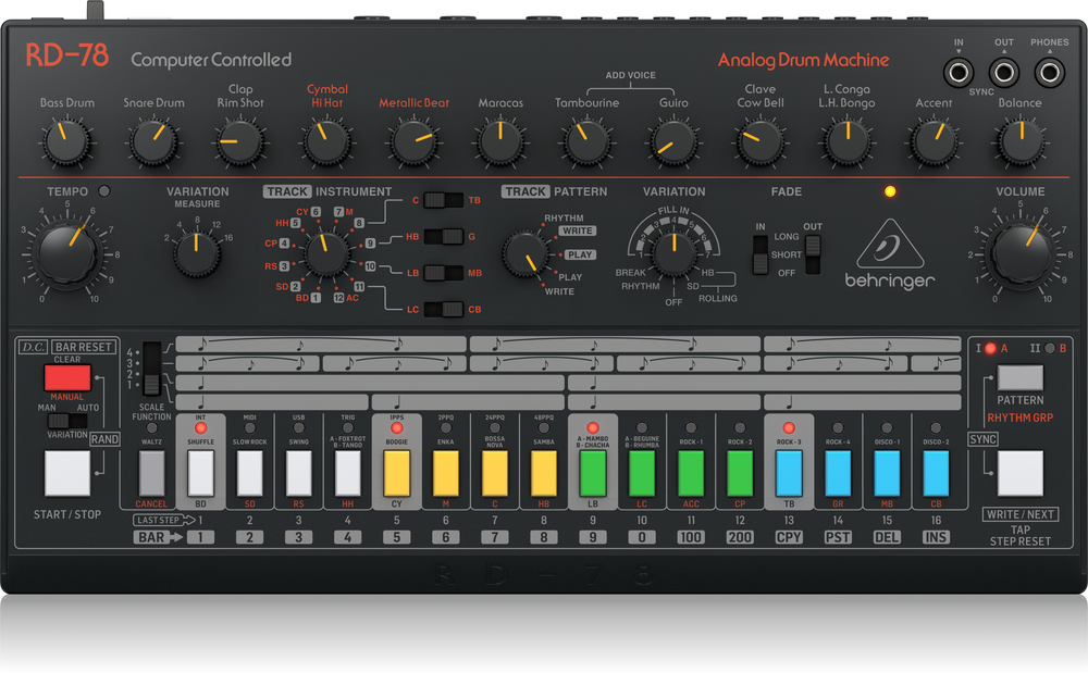 BEHRINGER RD-78 ANALOG DRUM MACHINE