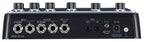 BOSS RE202 Space Echo guitar effects pedal with vintage-style control knobs and input/output jacks, shown from front angle.