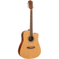 Redding RED50CE Dreadnought Cutaway Acoustic/Electric Guitar - Natural Gloss