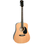 Redding RED50 Drednought Acoustic Guitar Pack with Tuner - Natural Gloss