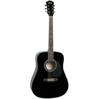 Redding RED50 Drednought Acoustic Guitar Pack with Tuner - Black