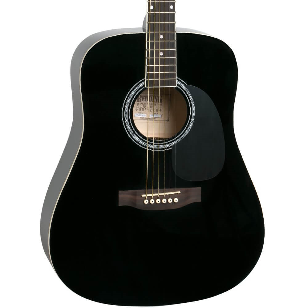 Redding RED50 Drednought Acoustic Guitar Pack with Tuner - Black