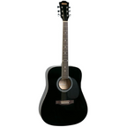 Redding RED50 Drednought Acoustic Guitar Pack with Tuner - Black
