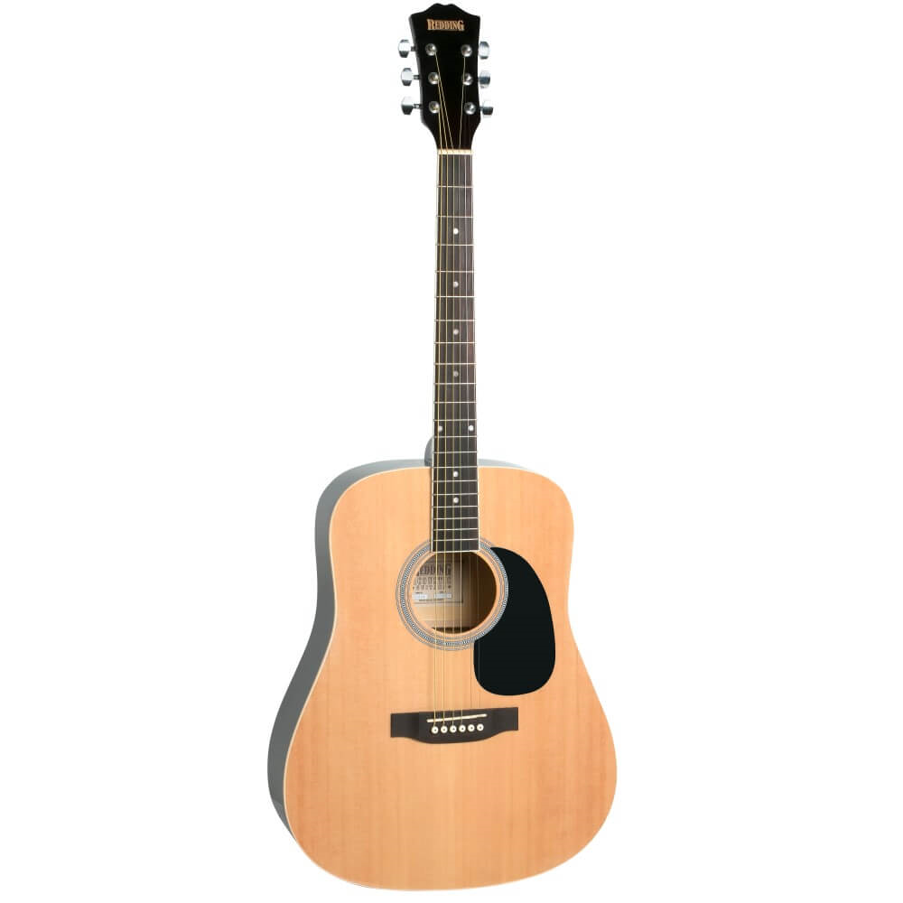 Redding RED50 Dreadnought Acoustic Guitar with Spruce Top - Natural Gloss