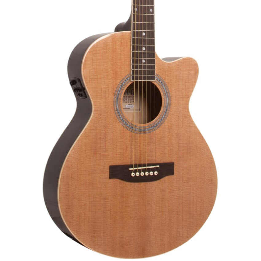 Redding RED51CE Grand Concert Cutaway Acoustic/Electric Guitar - Natural Gloss