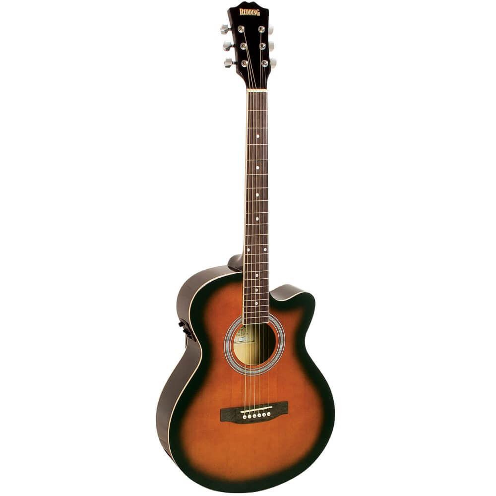 Redding RED51PCETS Grand Concert Acoustic Guitar Pack - Tobacco Sunburst