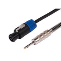 Swamp 2-Core PA Speaker Cable - 15AWG - 1/4 to Speakon - 12m