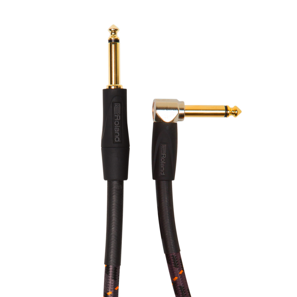 Roland RIC-G5A Gold Series Instrument Cable - 5ft Straight to Right Angle