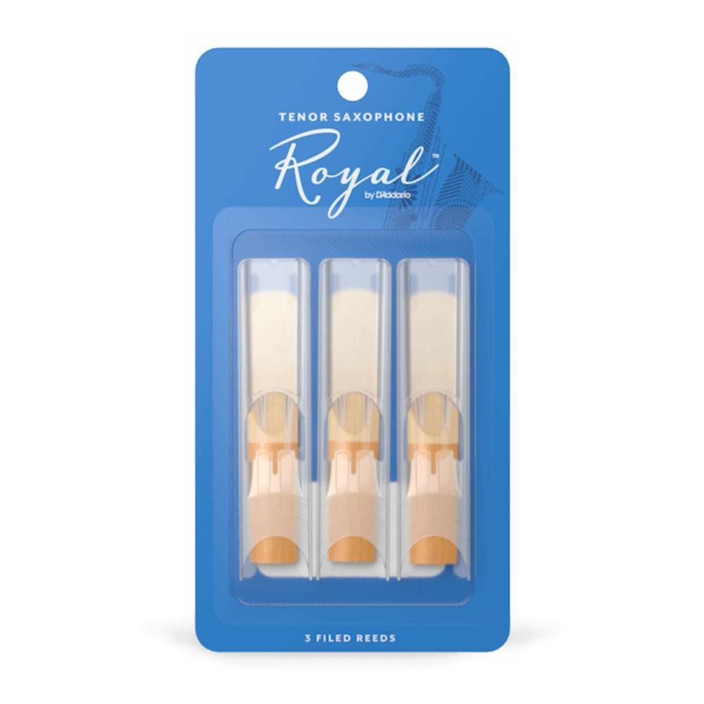 Rico Royal RKB0330 Tenor Saxophone Reeds (Pack of 3) - 3.0