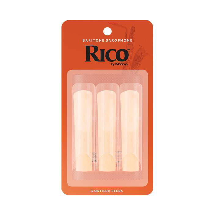 Rico RLA0320 Baritone Saxophone Reeds (Pack of 3) - 2.0