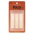 Rico by D'Addario Baritone Sax Reeds, Strength 3, 3-pack