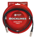 Carson RMD03 Rocklines Midi Cable in Black (3ft)