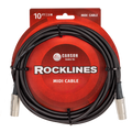 Carson RMD10 Rocklines Midi Cable in Black (10ft)