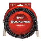 Carson RMD10 Rocklines Midi Cable in Black (10ft)