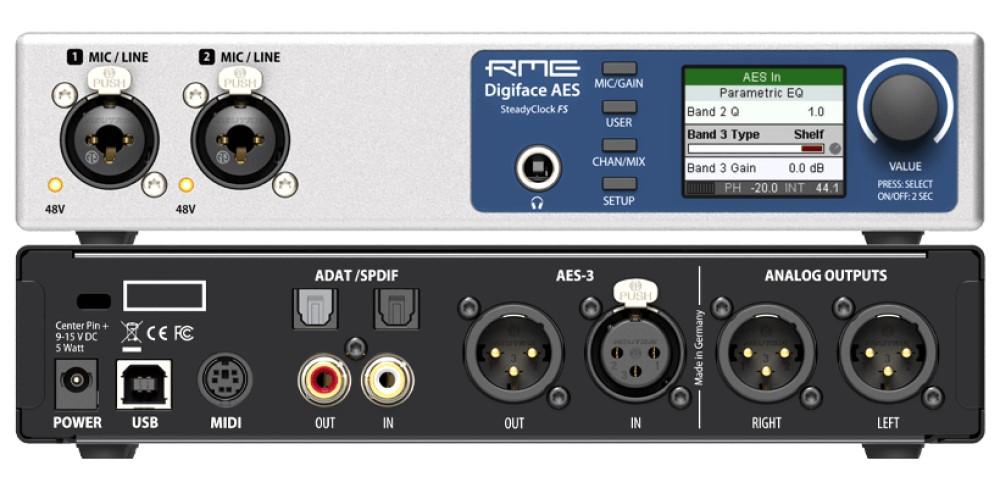 RME Digiface AES USB Audio Interface with Digital & Analogue IO