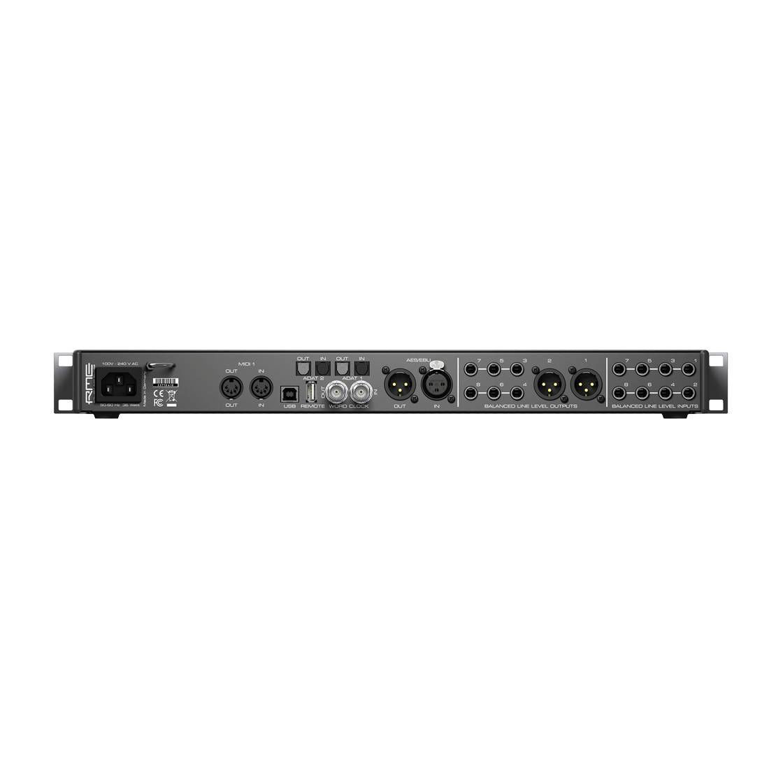 RME Audio Fireface UFX II 60 Channel 192kHz Audio Interface with DSP