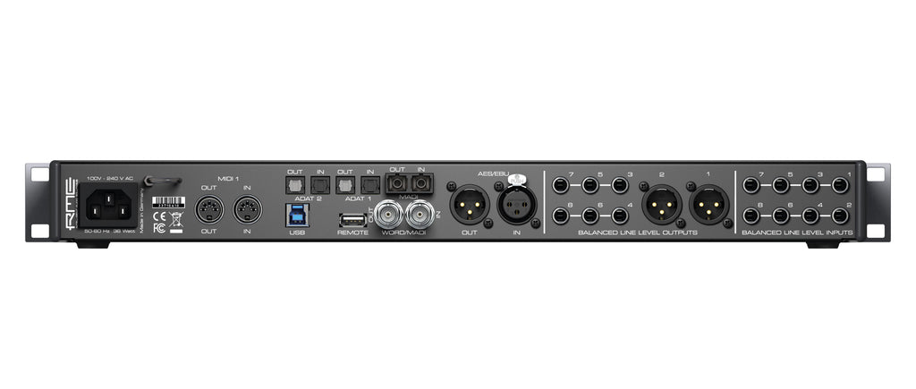 RME Fireface UFX III 188-Channel/192kHz High End USB3.0 Audio Interface