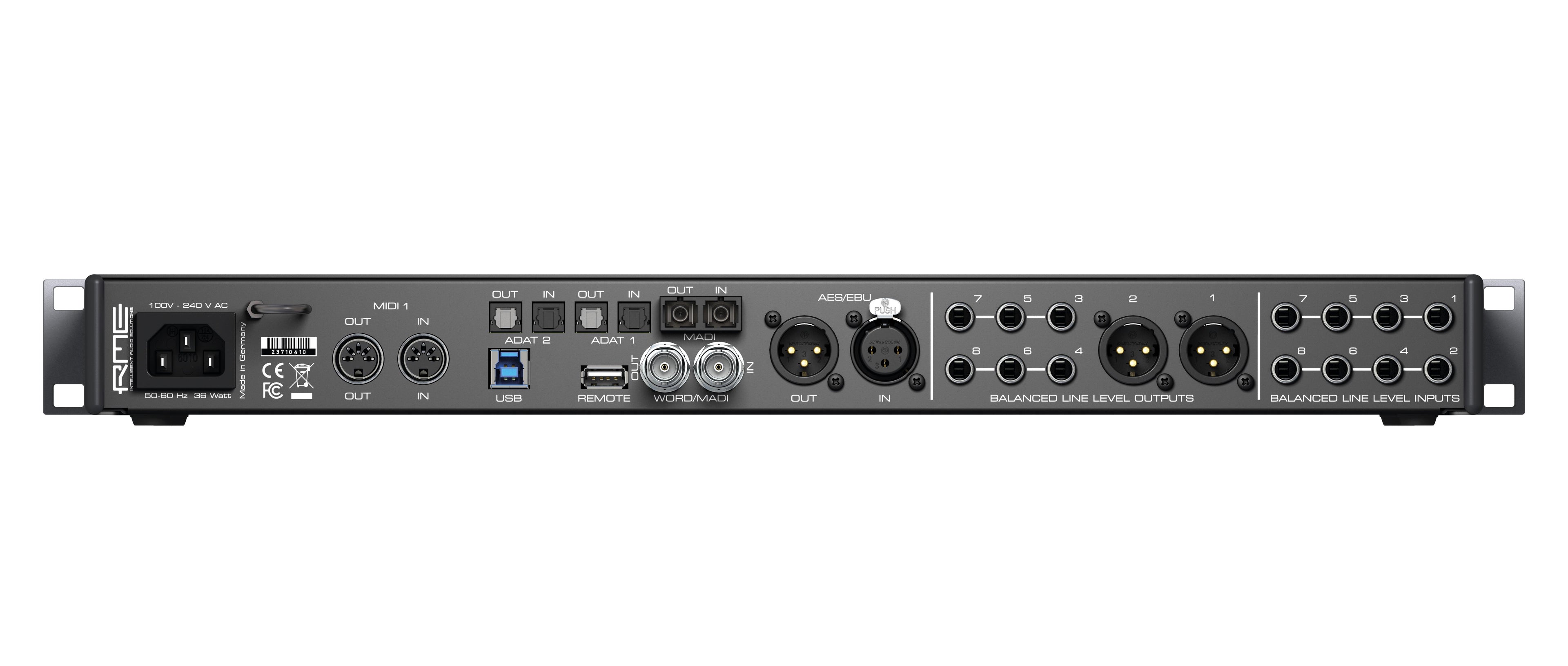 RME Fireface UFX III 188-Channel/192kHz High End USB3.0 Audio Interface