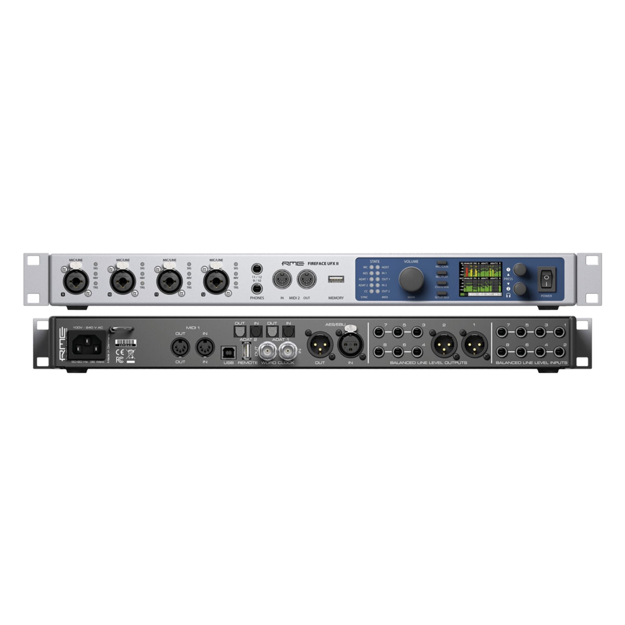 RME Fireface UFX II 60-Channel USB Audio Interface