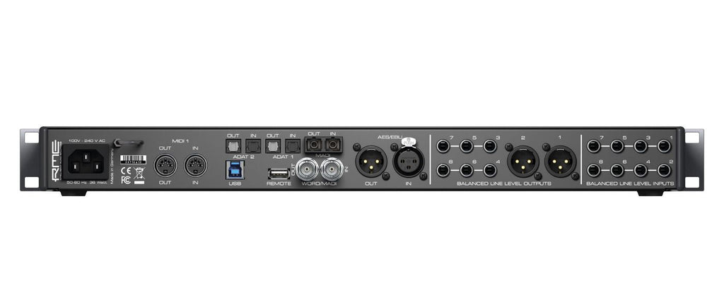 RME Fireface UFX III 188-Channel/192kHz High End USB3.0 Audio Interface