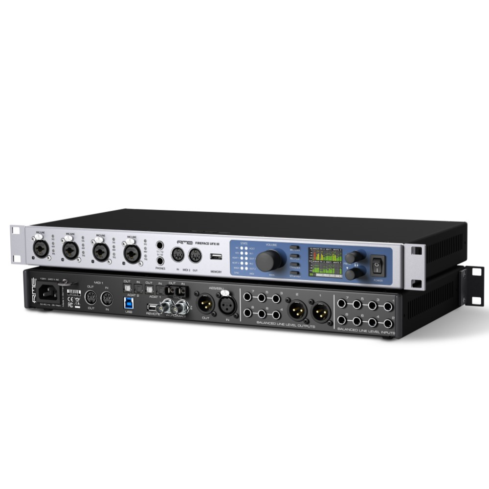 RME Fireface UFX III 188-Channel/192kHz High End USB3.0 Audio Interface