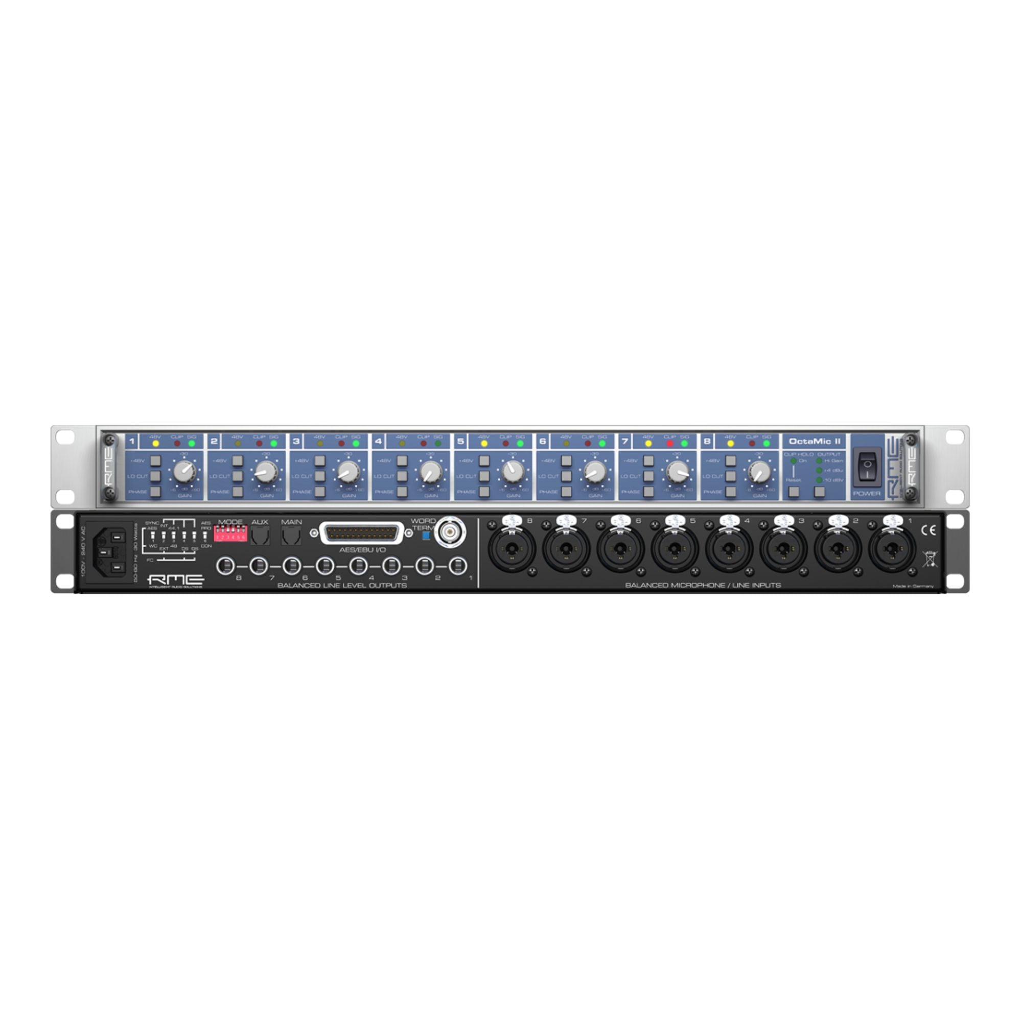 RME OctaMic II 8-Channel Mic Preamp with Digital Interface