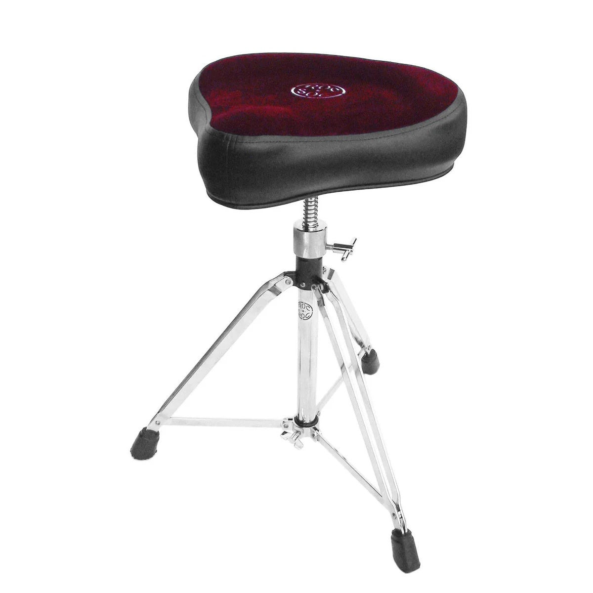 Roc-N-Soc Manual Spindle Original Top Drum Throne - Red