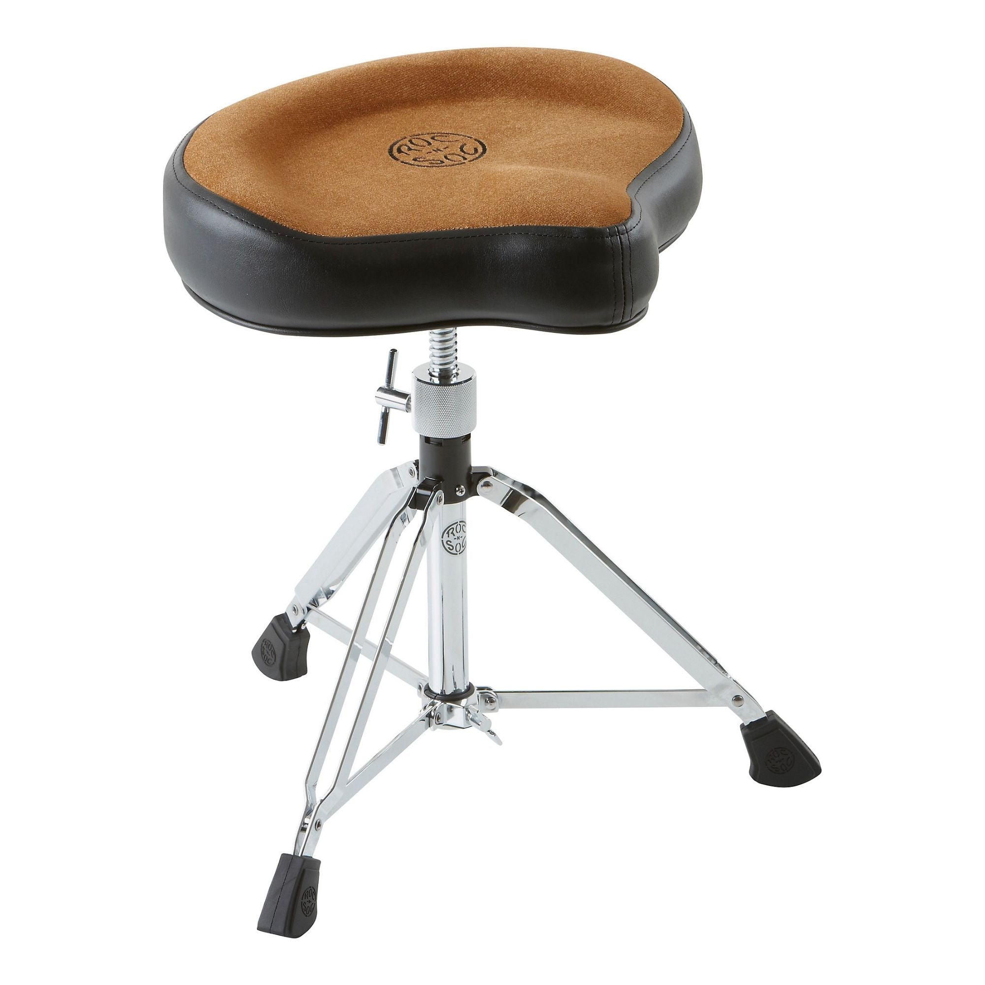 Roc-N-Soc Manual Spindle Original Top Drum Throne - Tan