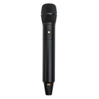 RODE TX-M2 condenser microphone with LB1 rechargeable battery, designed for live performance and wired connectivity.
