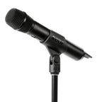 RODE TX-M2 condenser microphone with LB1 rechargeable battery, designed for live performance use.