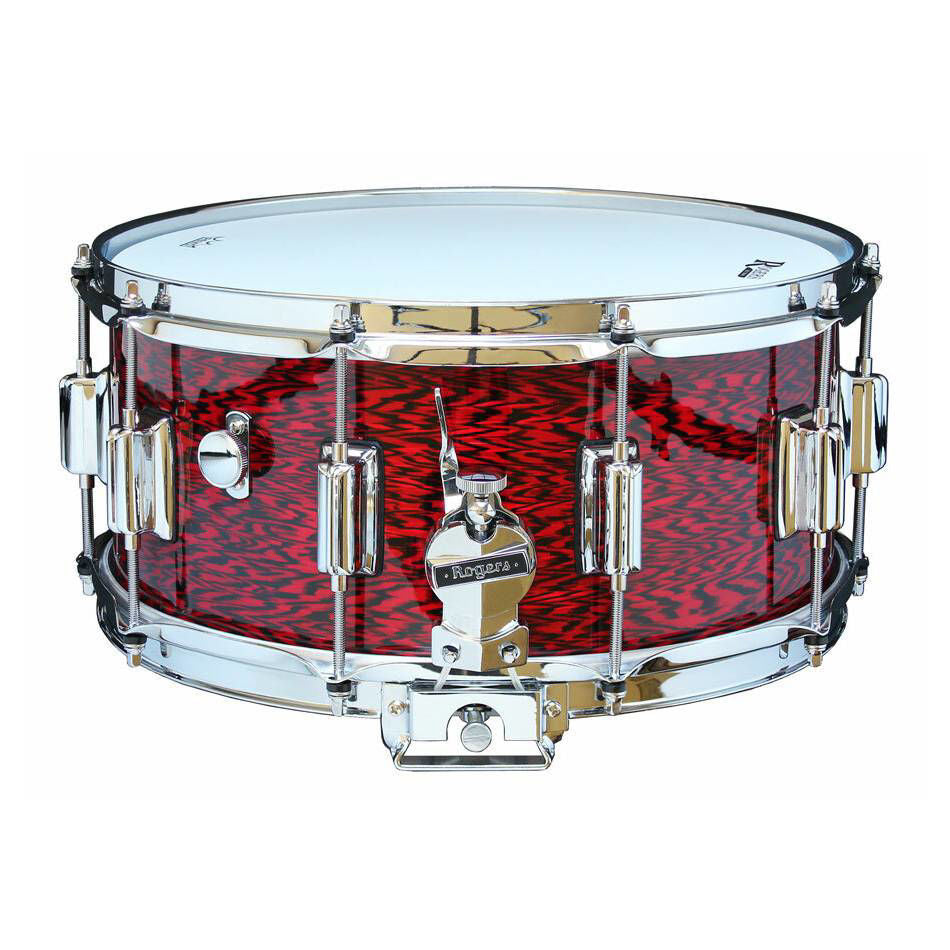 Rogers Dyna-Sonic Beavertail Series 14x6.5 Inch Snare Drum - Red Onyx