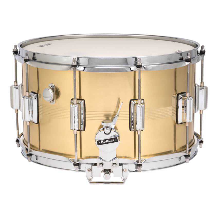 Rogers Dyna-Sonic B7 Brass Series 14x8 Inch Snare Drum - Natural Brass Finish