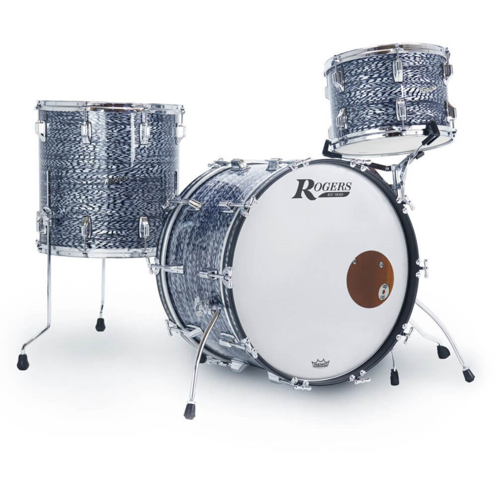 Rogers Cleveland Series 20/12/14 3pc Drum Kit - Sky Blue Onyx