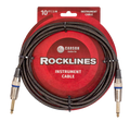Carson Rocklines ROK10BK Noiseless Braided Guitar Lead - 10 Feet