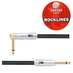 Carson ROK10SL Rocklines 10ft Straight to R/A Guitar Cable