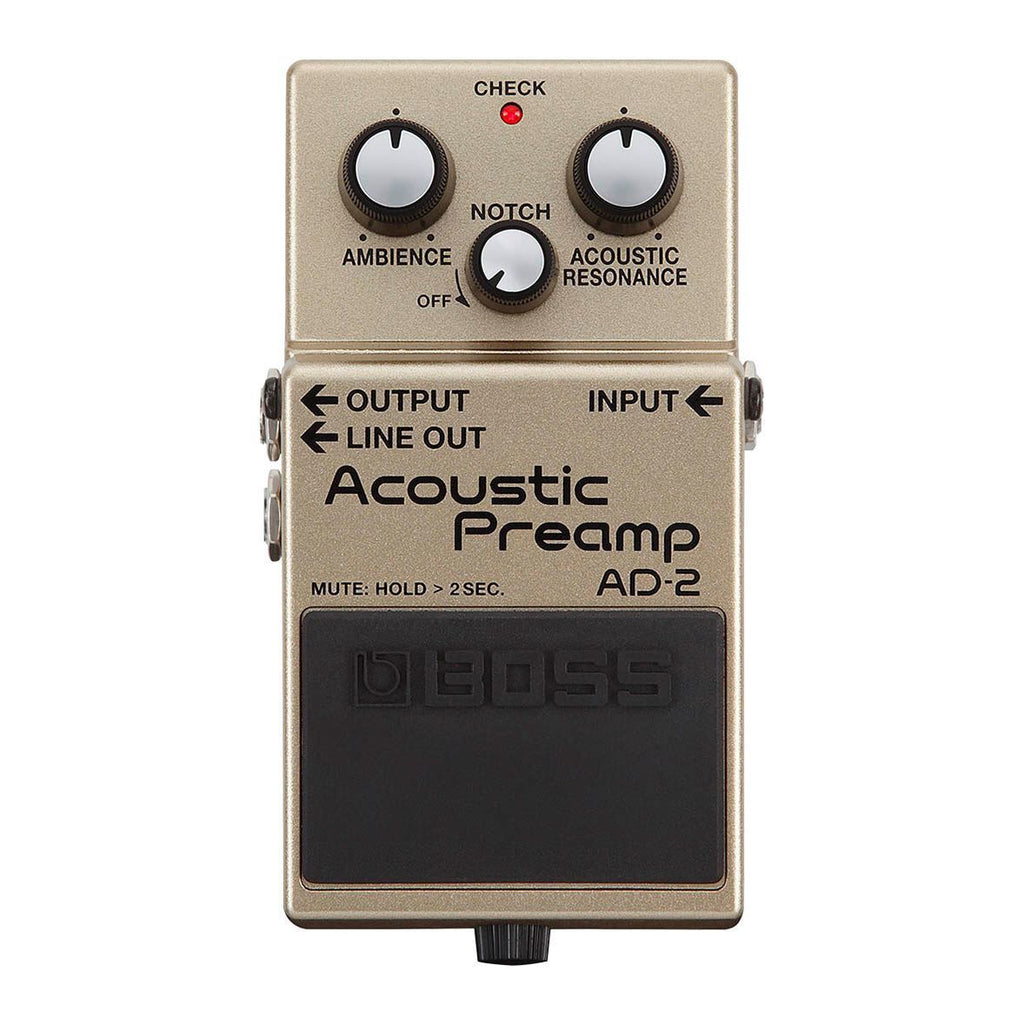BOSS AD-2 Acoustic Guitar Preamp Effects Pedal (AD2)