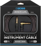 BOSS BIC-P18A Straight to Angled 18ft Premium Instrument Cable