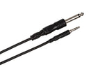 Hosa CMP110 Cable 3.5 mm TRS to 1/4 in TS Mono Interconnect Cable - 10 ft