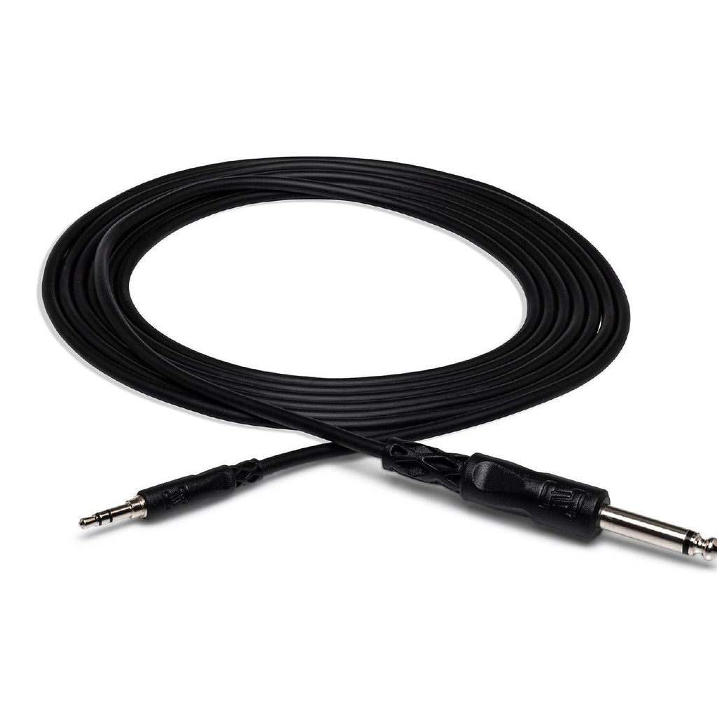 Hosa CMP110 Cable 3.5 mm TRS to 1/4 in TS Mono Interconnect Cable - 10 ft