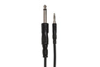 Hosa CMP110 Cable 3.5 mm TRS to 1/4 in TS Mono Interconnect Cable - 10 ft