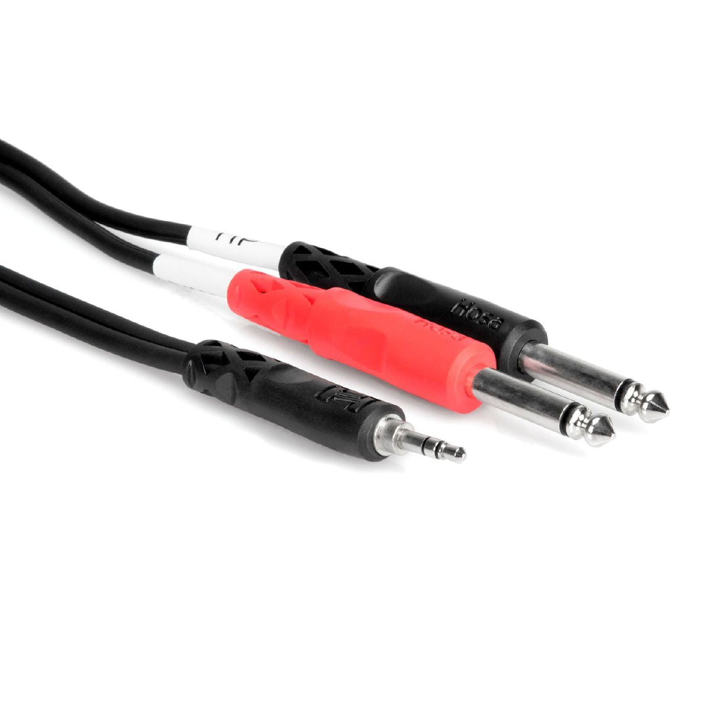 Hosa CMP-159 3.5mm TRS to Dual 1/4 inch TS Stereo Breakout Cable (3m)