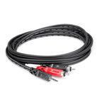 Hosa CRM215 3.5mm to Dual RCA Stereo Breakout - 15 ft