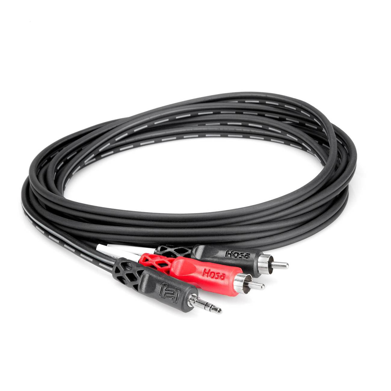Hosa CRM215 3.5mm to Dual RCA Stereo Breakout - 15 ft