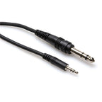 Hosa CMS-105 3.5mm TRS to 1/4 inch TRS Stereo Interconnect Cable (1.75m)