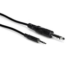 Hosa Stereo Mini Male to Stereo 1/4 inch Male Cable (3m)